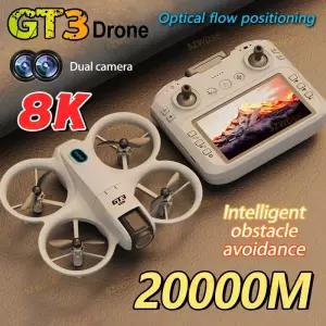 드론 오리지널 GT3mAX 8K 전문가용 HD 항공 촬영 원격 조종 항공기 5G 듀얼 카메라 미니 쿼드콥터 UAV