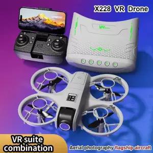 드론 신형 X228 4K 프로페셔널 HD 카메라 VR 리모컨 FPV 헤드리스 모드 헬리콥터 360 ° 플립 RC 쿼드콥터