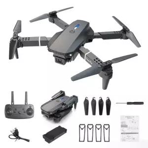 드론 접이식 E88 미니 4K HD 카메라 WiFi FPV 기능 RC 쿼드콥터 항공기 성인 모두