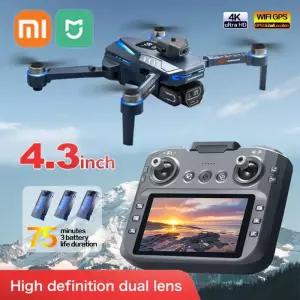 드론 Xiaomi GT8 8K HD 듀얼 카메라 항공 사진 대형 스크린 브러시리스 4축 항공기 장애물 회피