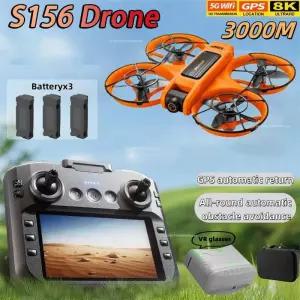 드론 S156 VR 안경 8K WIFI GPS 위치추적 전문가용 HD 항공 RC 비행기 듀얼 카메라 쿼드콥터 2025