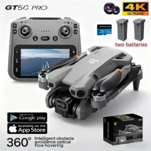 드론 4K 듀얼 카메라 GT50 43인치 화면 브러시리스 WiFi 전문 항공 사진 미니 RC 쿼드콥터