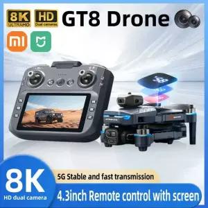 드론 Xiaomi mijia GT8 전문 8K HD 3 카메라 5G WIFI 접이식 4 축 브러시리스 호버 Quadcopter Dron