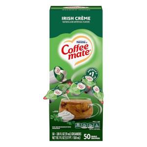 커피 메이트 리퀴드 크리머 싱글, 아이리쉬 크림, 50 Ct 박스