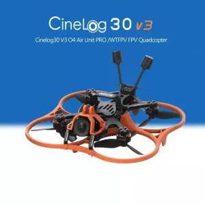 드론 GEPRC Cinelog30 V3 O4 Pro SPEEDX2 1404 3850KV XT30 F722 45A 32Bit AIO 쿼드콥터 RC 프리