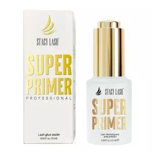 래시 익스텐션용 스테이시 프라이머 슈퍼 프라이머/클렌저 15ml 속눈썹 단백질 오일 제거제 접착력 유지력