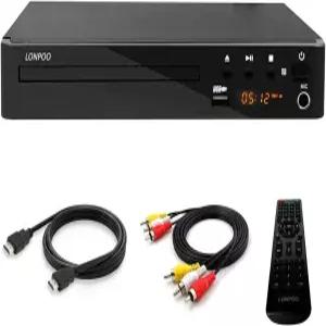 LP-099 멀티 리전 코드 존 무료 PAL/NTSC HD DVD 플레이어 CD HDMI AV 출력 원격 및 USB 입력 MIC 포함 -