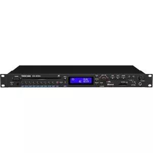 블루투스 무선 및 AM/FM 수신기가 있는 Tascam CD-400U 랙마운트 CD/미디어 플레이어