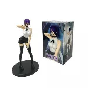 레제피규어 주술회전 19CM 애니메이션 전기 톱 남자 그림 Reze 서 컬렉션 PVC