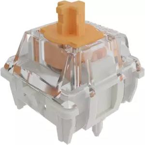 GATERON KS-20 듀얼 레일 마그네틱 오렌지 키보드 스위치 리니어 팩토리 프리루브 기계식 키보드(70PCS)를