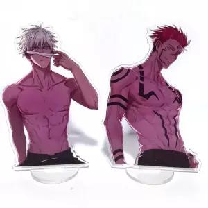 고죠피규어 사토루 주술회전 15CM 애니메이션 Jujutsu Kaisen Gojo Satoru 나나미 아크릴 스탠드 피규어 겨