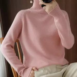 여자 베이직 따뜻 하이터틀넥 폴라 니트티 목폴라티