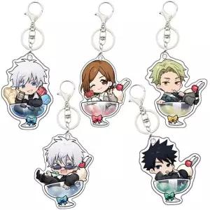 고죠피규어 사토루 주술회전 아크릴 제작 키 체인 Jujutsu Kaisen Fushiguro Megumi 나나미 켄토 Kugisaki