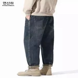 팬츠 남사친 면 빅사이즈 테이퍼드 야마시타 도톰한 배기 잔스트레이트 배기핏 신당 청바지 기모 젠1