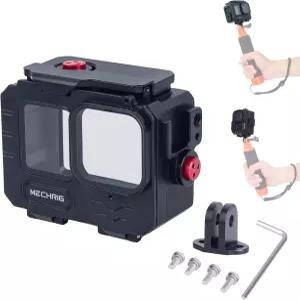 HERO3 블랙 액션 카메라용 MechRig 알루미늄 방수 케이스 80M 깊이 수평 및 수직 촬영 스위치 표준6307