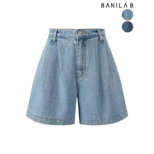 [하프클럽/바닐라비]여성 A라인 하이 데님 쇼츠