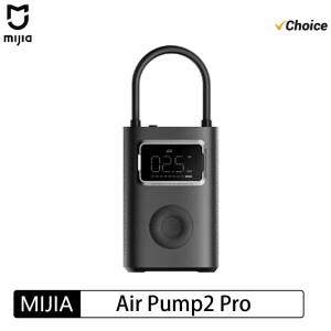 미지아 에어 펌프 2 휴대용 전기 인플레이터 디지털 150psi 최대 농구 타이어 2500mAh 자전거 자동차
