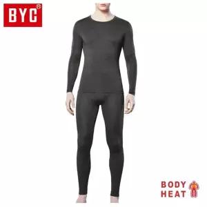 BYC 남성 보디히트 베이직 상하세트 DOLS0063 재색