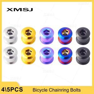XMSJ 자전거 체인링 볼트 로드 MTB 플레이트 나사 크랭크셋 6.5mm 체인휠 부품 액세서리