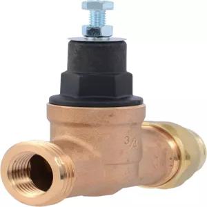 캐시 아크메 EB45 압력 조절 밸브 싱글 유니온 3/4인치 NPT 암컷 x 폴리 탑 60 PSI PVA16P-SUTH-60
