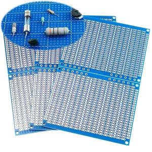 YUNGUI 6PCS 납땜 가능한 브레드보드 824홀 70x90x1.6mm DIY 프로토타입 및 아두이노 키트 포함 전자