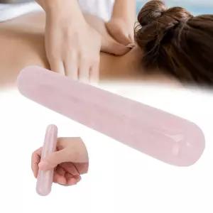 옥석 마사지 완드 스틱 천연 석영 괄사 스크래핑 도구 마사지기
