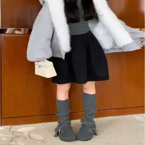 치마 미디 여성용 모직 정장 빅사이즈 슬림핏 A라인 원픽1