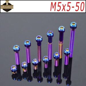 FLAWLESSTI M5 × 10-50mm Gr5 티타늄 볼트 스위치 오일 탱크  Xmax 300 Honda Forza 350 Vespa Sprint Pri