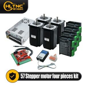 판매 Nema 23 스테퍼 모터 키트 4축 1.2/2/2.2/2.5/3Nm 4pcs DM556P 드라이버 350W 36V 전원 공급 장치  인