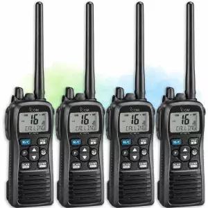 아이콤 IC-M73 선박용 해상용 VHF 마린 고성능 무전기 4대 세트 