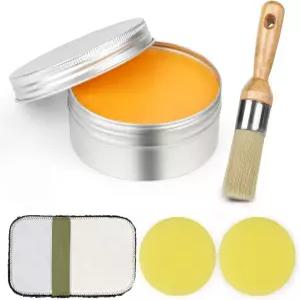 가구용 목재 마감 왁스 투명 페인트 칠 및 원면 나무 바닥을 밀봉하고 보호하기 위한 초크 7온스/200g