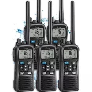 아이콤 IC-M73 선박용 해상용 VHF 마린 고성능 무전기 5대 세트 