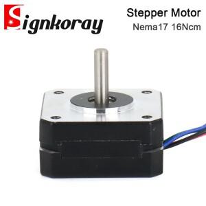 SignkoRay CNC 압출기 3D 프린터 모터용 Nema17 스텝퍼 20mm, 16Ncm, 1A 4 리드 17HS08-1004S