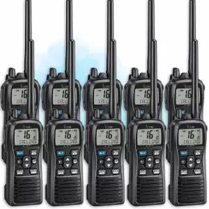 아이콤 IC-M73 선박용 해상용 VHF 마린 고성능 무전기 10대 세트 