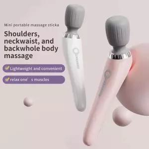 휴대용 전기 마사지 스틱 USB 충전식 고주파 진동 장치 조절 가능 실용성