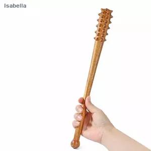 39.5CM 솔리드 우드 마사지 스틱(스파이크 포함)-피트니스 바디 퍼커션 및 근육 완화용 지압 망치