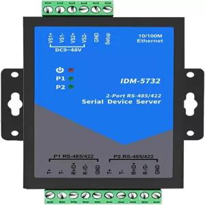 NRMGMGT 1Pcs IDM-5732 2포트 RS-485/422를 이더넷/IP 직렬 장치 서버 네트워킹 모듈(기기 전용)로