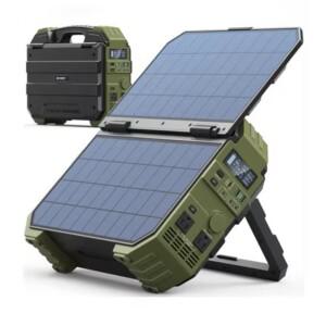 2026년 최고의 야외용 태양광 발전기 1600W 휴대용 파워 스테이션 40W 패널 키트 포함