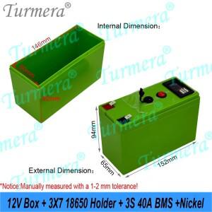 18650 배터리 홀더 박스 3x7 12V 40A BMS USB 파워 뱅크 전압 디스플레이 듀얼 채널 투메라 DIY 세트