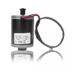 조이잔 휠 브러시 모터 DC 24V 100W 고속 알루미늄 합금 풀리 동기화 전기 소형 기어 컨트롤러 금속 벨트