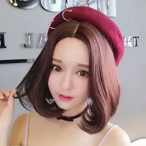 여자통가발 단발가발 단발스타일 예쁜가발 망포함