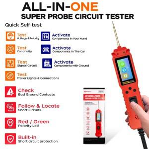 HWAUT P200 Powerprobe 자동차 전원 회로 프로브 키트 12V/24V 진단 도구 오실로스코프 PWM 출력 과부하 보