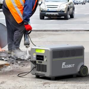 베스트셀러Fossibot F7200 3000W 5222.4Wh 태양광 에너지 저장 발전기 Lifepo4 배터리 가정용 휴대용 파워