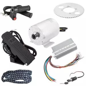 4400RPM 2500W 60V 전기 스쿠터 모터 브러시리스 DC 키트 고카트 미드 45A 스피드 컨트롤러 스로틀 풋 페달