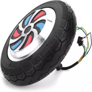 36V 350W 휠 허브 모터 8인치 전기 스쿠터용 밸런스 차량 교체 부품 저소음 및 고성능 튼튼한 고무 타이어