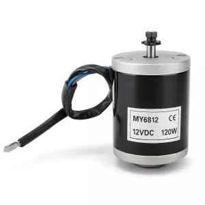 전기 스쿠터 모터 12V 120W 벨트 풀리 E 액세서리가 장착된 브러시 고속 소형 펄스