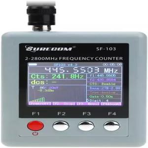 핸드헬드 워키 토키 아날로그 및 디지털 DMR 양방향 라디오 CTCSS/DCS 디코더용 Surecom SF-103 주파수