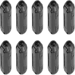 리파워 클립온 페라이트 링 코어 RFI EMI 노이즈 필터 케이블 USB/비디오 전원 코드용 - 9mm / 블랙 10pcs