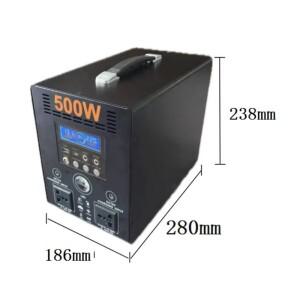 2026AL-M 500W 에너지 저장 파워 스테이션 뱅크 및 LiFePo4 배터리 야외 캠핑용