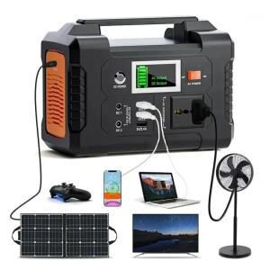 유럽 연합 배터리 태양광 발전기 백업 200W, 캠핑용 에너지 저장 일체형